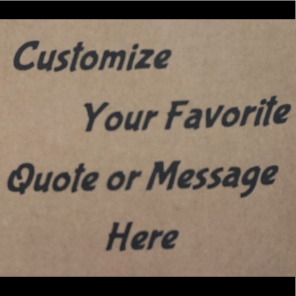 Rose’ “Custom Message or Quote” Natural Gift Box - Picture 2 of 8